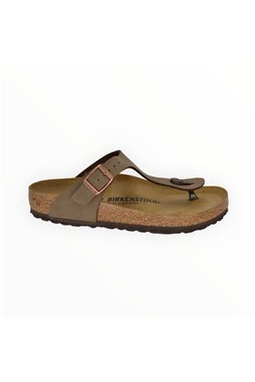 Infradito donna in nabuk colore mocca. BIRKENSTOCK- | GIZE D-MOCCA